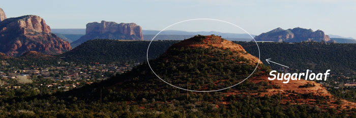 Sedona Red Rock Formation - Sugarloaf