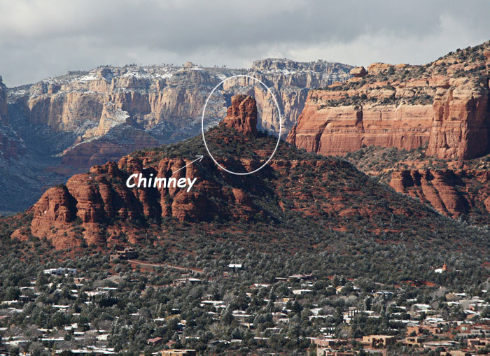 Sedona Red Rock Views - Chimney Rock