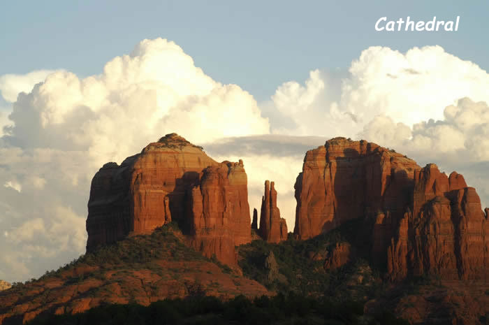 Sedona Red Rock Formation - Cathedral Rock
